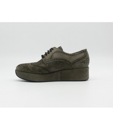Zapato de mujer Velour picado de PONS QUINTANA