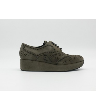 Zapato de mujer Velour picado de PONS QUINTANA