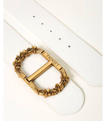 Cinturon de mujer hebilla flores TWINSET