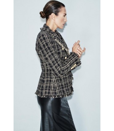 Blazer cruzada tweed modelo PRIMROSE de EXTREME COLLECTION